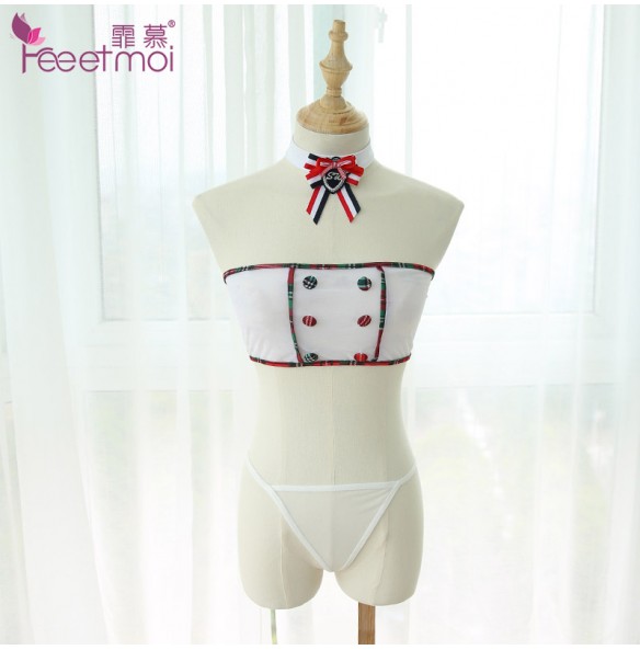 FEE ET MOI Innocent Sweet Student Costume (Red - White)